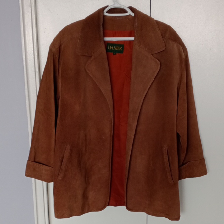 Vintage Pit To Pit 23. Danier Tan Suede Blazer Jacket